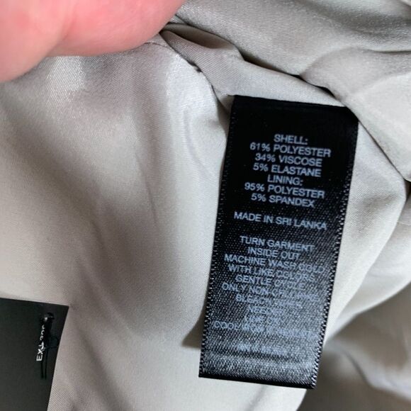 Express Off White High Waist Pencil Skirt Sz 12 - Picture 9 of 10